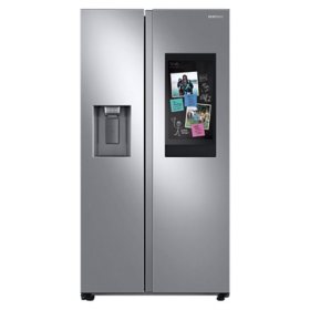 Samsung 22 Cu. Ft. Counter Depth Side By Side Refrigerator w/ Touch Screen Family Hub
