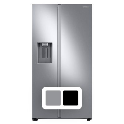 27.4 cu. ft. Large Capacity Side-by-Side Refrigerator in Stainless Steel