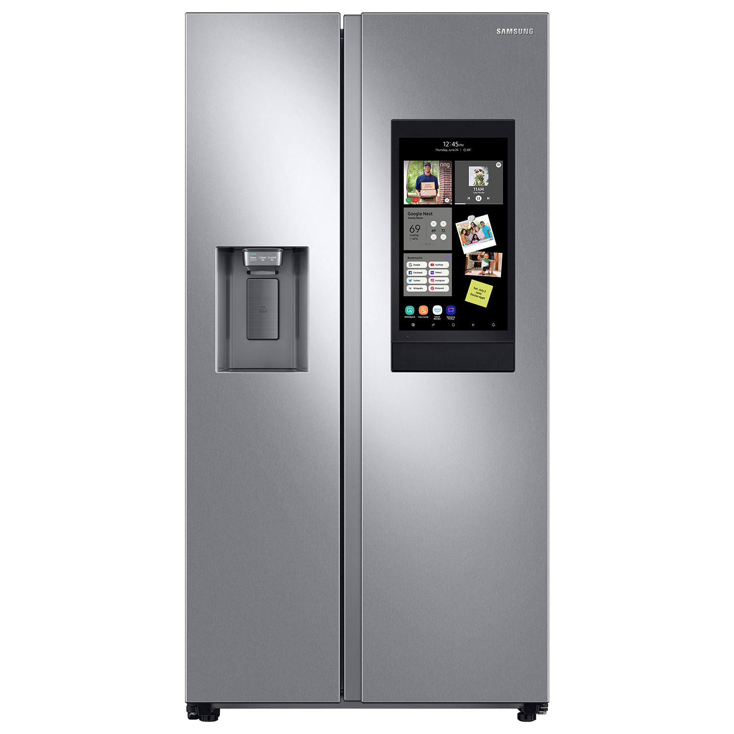 Samsung 26.7 Cu. Ft. Refrigerator with Family Hub (Stainless Steel)