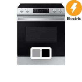 Samsung 6.3 cu. ft. Slide-In Electric Range (Choose Color)