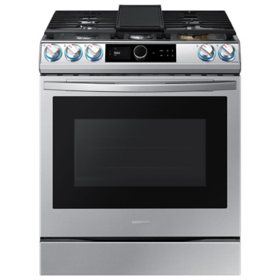 Samsung 6.0 cu. ft. Slide-in Gas Range with Smart Dial & Air Fry