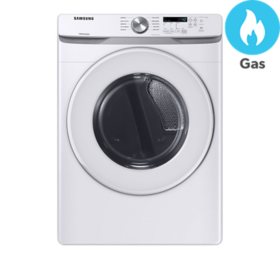  Samsung 7.5 cu. ft. Gas Front Load Dryer with Sensor Dry