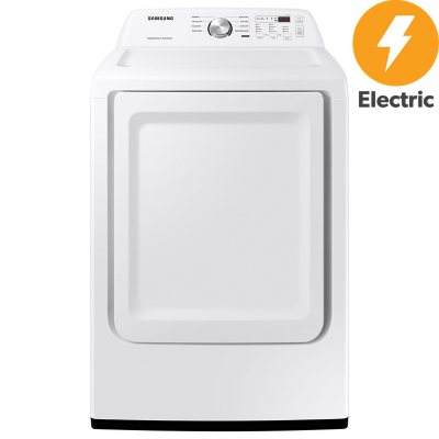 Photos - Tumble Dryer Samsung 7.2 Cu. Ft. Front Load Electric Dryer DVE45T3200WA3 