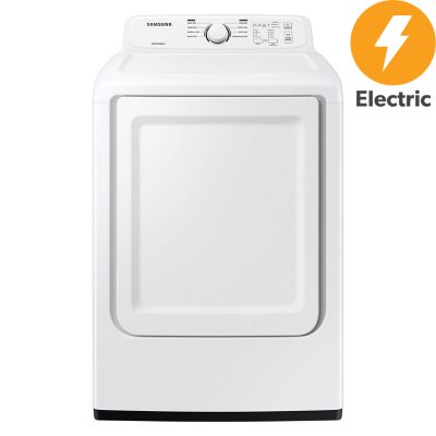 Photos - Tumble Dryer Samsung 7.2 Cu. Ft. Electric Dryer w/ Sensor Dry:- Electric DVE41A3000W/A3 