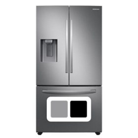 Samsung 23 Cu. Ft. Smart Counter Depth 4-Door Flex Refrigerator, Choose Color