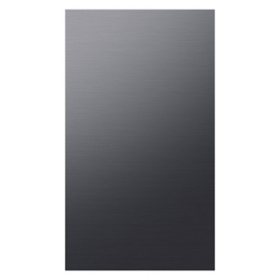Samsung Bespoke 4-Door Flex Refrigerator Panel in Matte Black Steel, Bottom Panel