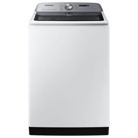 Samsung 5.1 cu. ft. Smart Top Load Washer with ActiveWave™ Agitator and Super Speed Wash (Choose Color)