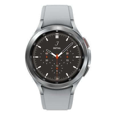 Samsung Galaxy Watch4 Classic Stainless Steel 46mm Smartwatch with Extra Strap (Silver)