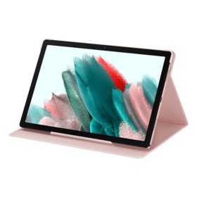 Samsung Galaxy Tab A8 64GB Tablet with Book Cover (Pink/Gold)