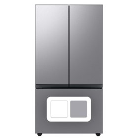 Samsung 24 cu. ft. Smart Bespoke 3-Door French-Door Refrigerator with Customizable Panel Colors and Beverage Center 