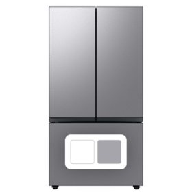 Samsung 24 cu. ft. Smart Bespoke 3-Door French-Door Refrigerator with Customizable Panel Colors and Beverage Center (Choose Color)