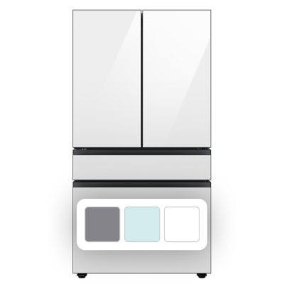 Samsung 23 cu. ft. Smart BESPOKE 4-Door French-Door Refrigerator with Customizable Panel Colors and Beverage Center in
