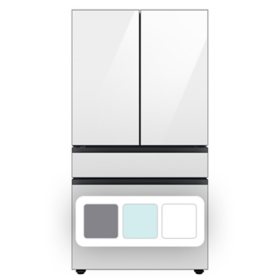  Samsung 23 cu. ft.  Bespoke 4-Door French-Door Refrigerator with Customizable Panel Colors 