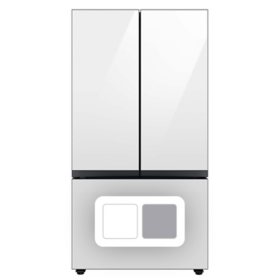 Samsung 24 cu. ft. Bespoke Counter Depth French-Door Refrigerator with Customizable Panel Colors 