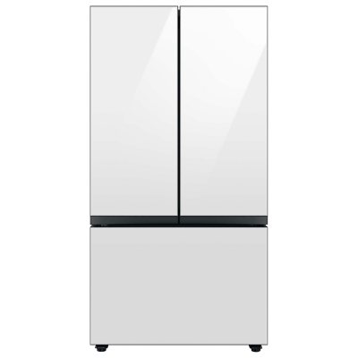 Samsung Bespoke 30 Cu. Ft. Smart French-Door Refrigerator w/ AutoFill Water Pitcher (White):- White