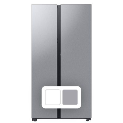 Samsung Bespoke 23 Cu. Ft. Counter DepthSmart Side-by-Side Refrigerator w/ Beverage Center