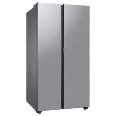 Samsung Bespoke 28 cu. ft. Smart Side-by-Side Refrigerator with Beverage Center (SS) in Stainless Steel:- Stainless