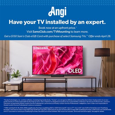 SAMSUNG 65 Class S90 Series OLED 4K Smart TV - QN65S90CDFXZA - Sam's Club