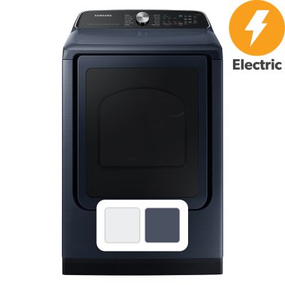 Samsung 7.4 cu. ft. Smart Electric Dryer (Choose Color) w/ Steam Sanitize+ and Pet Care Dry (Brushed Navy)