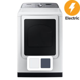 Samsung 7.4 cu. ft. Smart Electric Dryer, Choose Color w/ Steam Sanitize+ and Pet Care Dry 