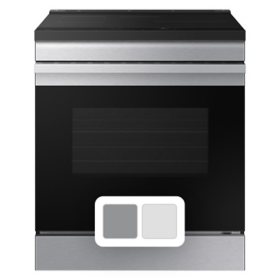 Samsung Bespoke Smart Slide-In Induction Range 6.3 Cu. Ft. (Choose Color) with Anti-Scratch Glass Cooktop & Air Fry