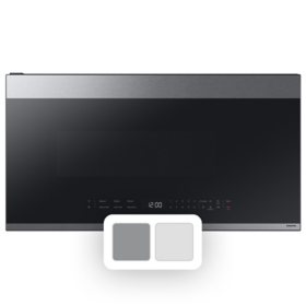 Bespoke Smart Over-the-Range Microwave 2.1 Cu. Ft., Choose Color with Edge to Edge Glass Display