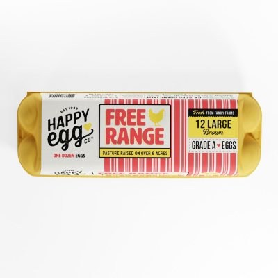 Large Brown Free Range Eggs - 1 Dozen
