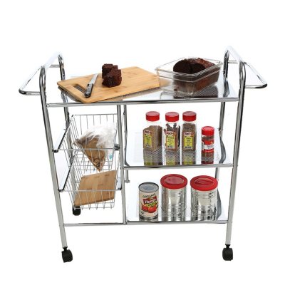 Mind Reader 3 Tier Metal Cart With Wire Baskets Sam S Club