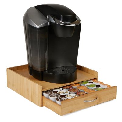 Mind Reader Bamboo K Cup Drawer With Lip Panel Sam S Club