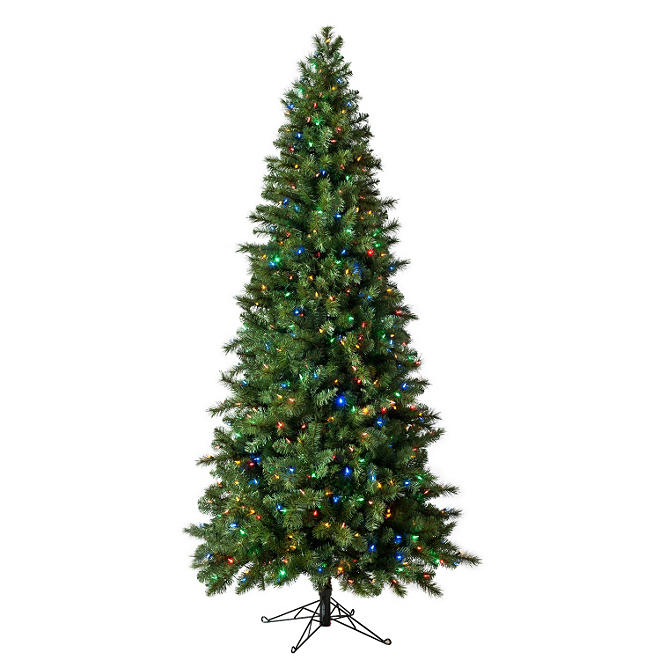 9' Virginia Pine Color Changing Pre-Lit Quick Set Tree