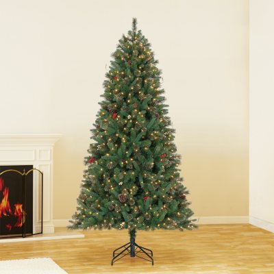 7.5 ft Hallmark Artificial Pre-Lit Grand Hampton Pine Chrsitmas Tree