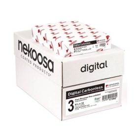 Nekoosa - Fast Pack Digital Carbonless Paper, 3-Part, Reverse Sequence - Case