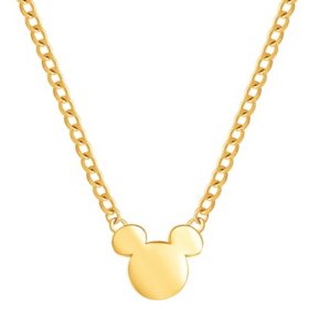 Disney Mickey Mouse Necklace in 14K Gold