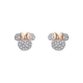 Disney Diamond Earrings in 14K White Gold
