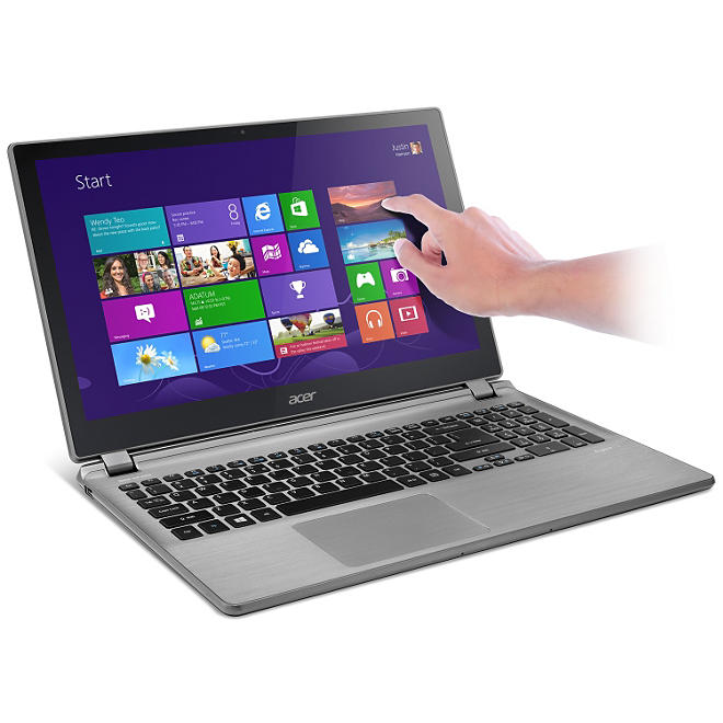 Acer V5-552P-X440/X637 15.6" Touch Laptop Computer, AMD A10-5757M, 8GB Memory, 1TB Hard Drive