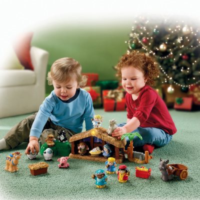 little people nativity shepherd