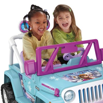 Fisher-Price Power Wheels Disney Frozen Jeep Wrangler - Sam's Club
