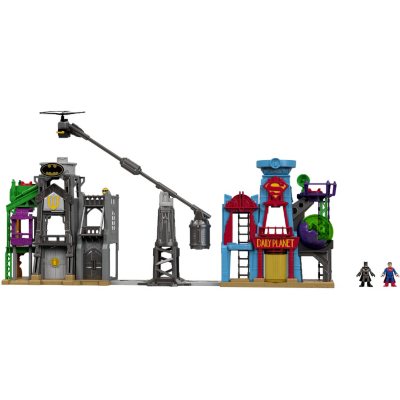 imaginext super hero flight city