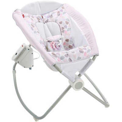 Fisher price rock hot sale and play pink