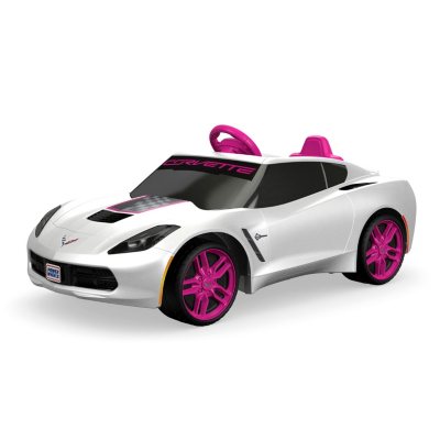 pink corvette power wheels