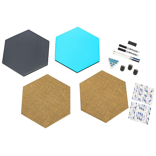 Modular Multi-Surface Hexagon Board Set (Choose a color)