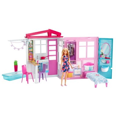 barbie house that folds up