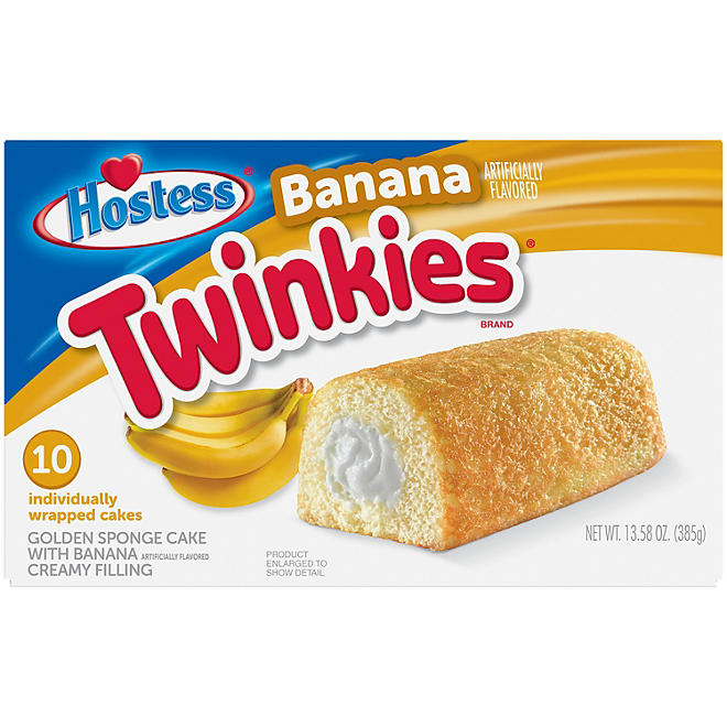 Hostess Banana Twinkies 1.36 oz., 10 pk.