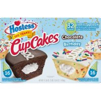 Hostess Birthday Cupcake & Chocolate Cupcake Variety Pack (1.43oz / 32pk)