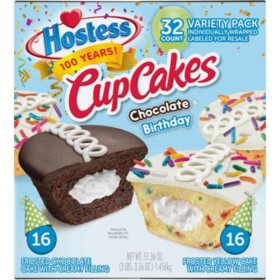 Hostess Birthday Cupcake Chocolate Cupcake Variety Pack 1 43oz