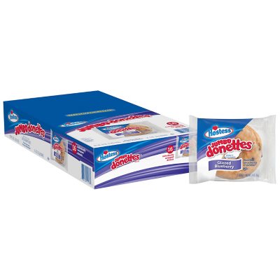 Hostess Jumbo Donettes, Glazed Blueberry Flavored (16 ct.) - Sam's Club