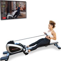 Fitness Reality 1000 PLUS Bluetooth Magnetic Rowing Rower with Extended Optional Full Body Exercises and MyCloudFitness App