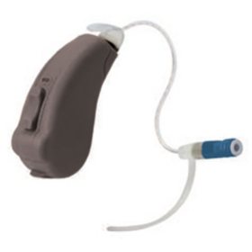 Liberty SIE 128 Channel Speaker-In-The-Ear Hearing Aid Powered by Lucid Technlogy, Grey