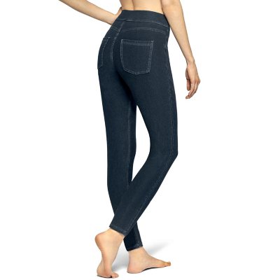 hue bootcut denim leggings