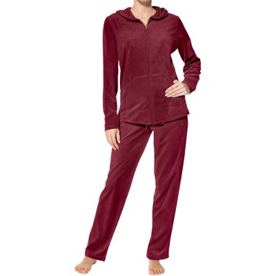 Hue Women s Velour Lounge Set Sam s Club